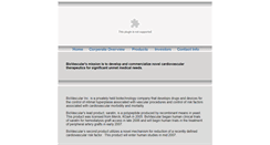 Desktop Screenshot of biovascularinc.com