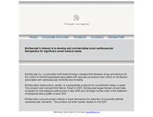 Tablet Screenshot of biovascularinc.com